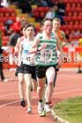 Mens under-17s 3000 metres, North Eastern Track and Field Champs, Gateshead Stadium. Photo: David T. Hewitson/Sports for All Pics